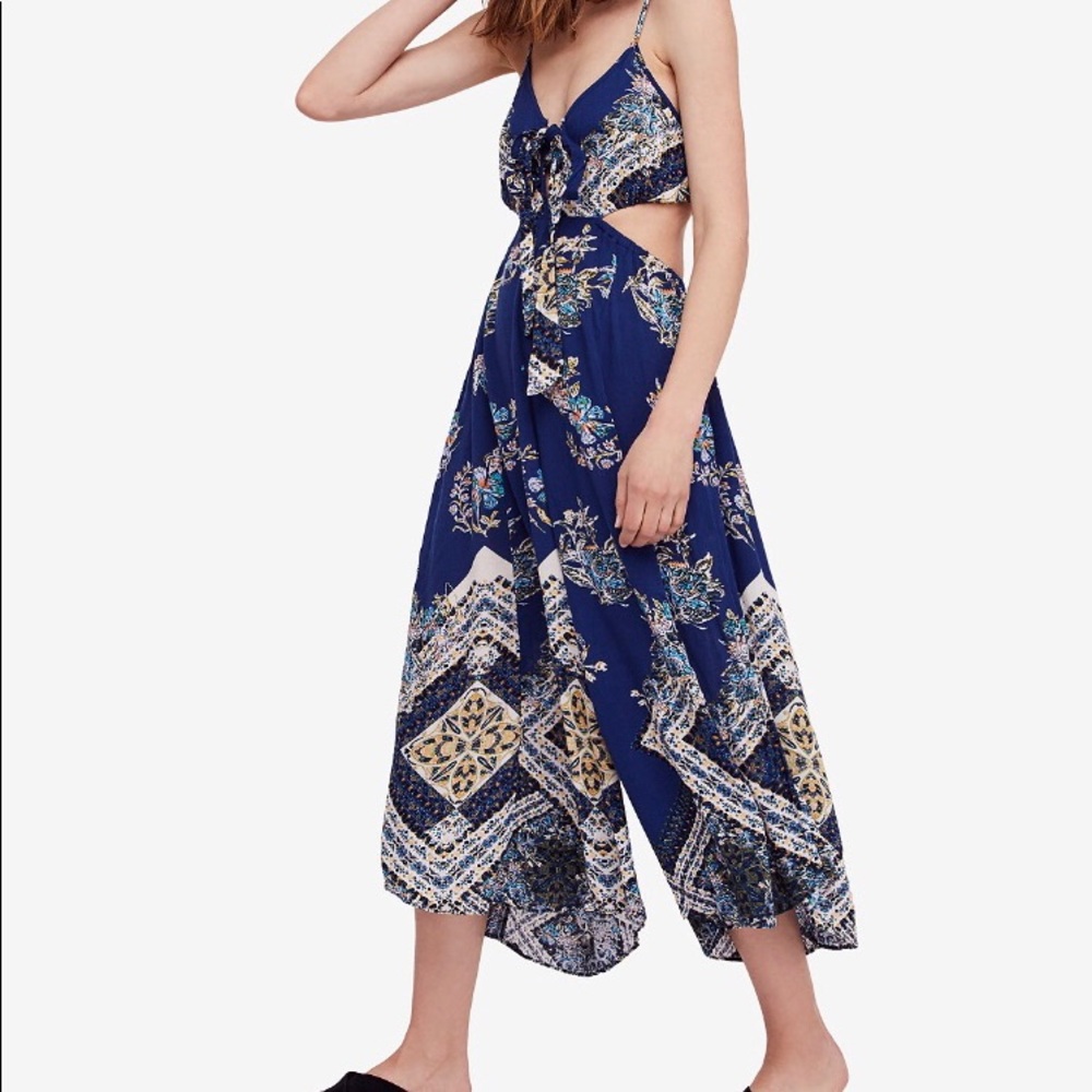 Free People Crop Jumpsuit